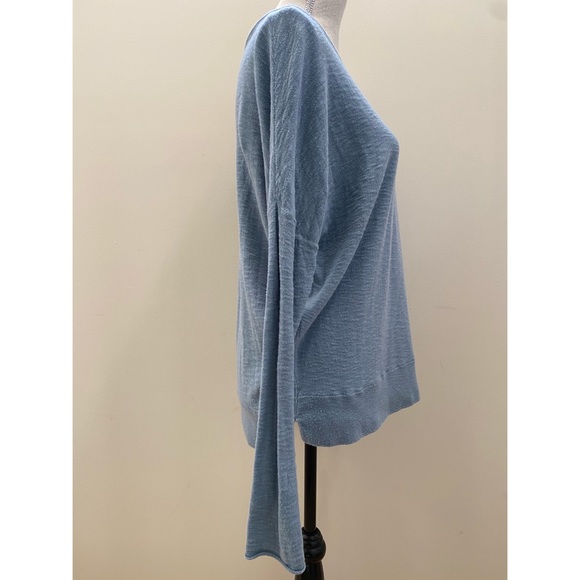 VINCE Cotton Crew Neck Long Sleeve Sweater - Picture 2 of 9